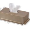 Beaded Steel Tissue/Napkin Paper Holder for Dining Table - Tissue Box for Car - Napkin Stand