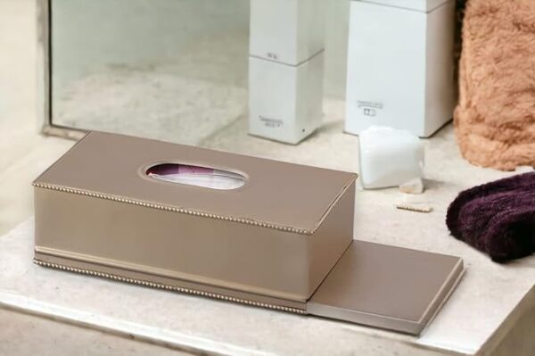 Beaded Steel Tissue/Napkin Paper Holder for Dining Table - Tissue Box for Car - Napkin Stand