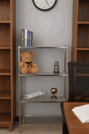 Modern Metal Shelving Unit