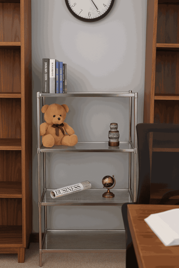 Modern Metal Shelving Unit