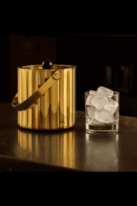 Gold Metal Ice Bucket