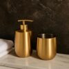 Brushed Gold Bathroom Accessory Set 'Soap, Lotion or Sanitizer Dispenser' 425ml