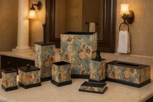 Florencia Luxe – 7-Piece Premium Bathroom Accessory Set