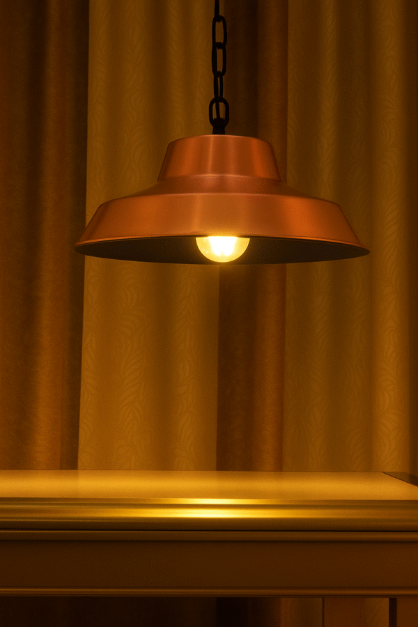 Aurora Copper Dome Pendant Light