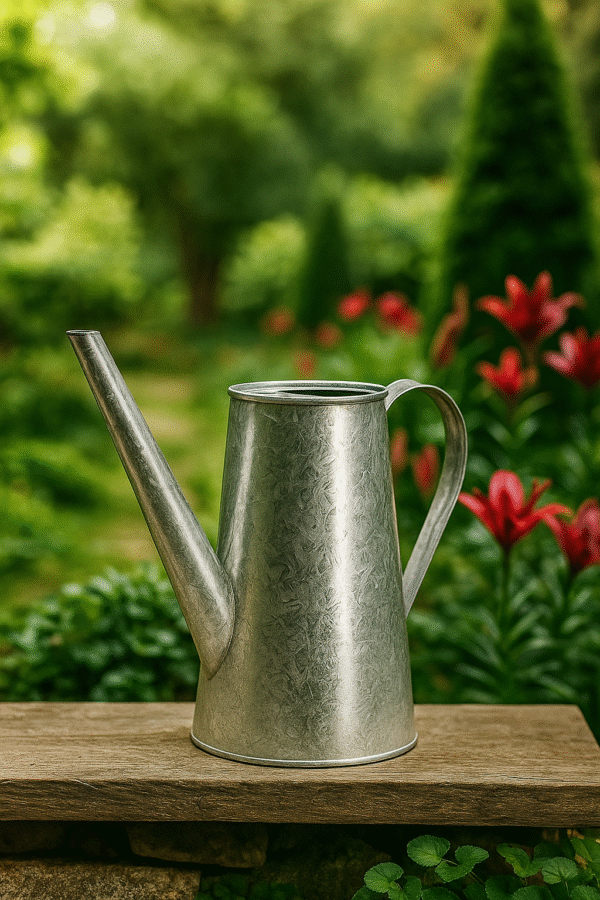 Vintage Galvanized Garden Watering Can
