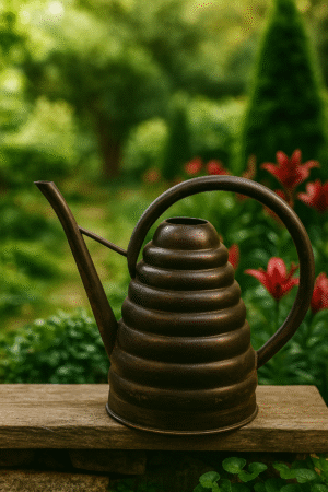 Antique Beehive Design Metal Watering Can