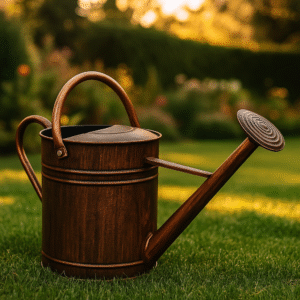 Vintage Copper Finish Metal Watering Can