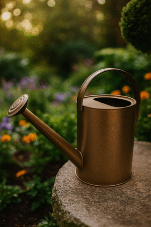 Bronze Elegance Watering Can