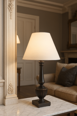 Regalia Noir Elegance Table Lamp"