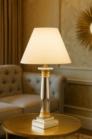 Silver & Gold Table Lamp