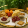 Export Quality Stainless Steel Serving Tray with Champagne Gold & Hammered Shiny Finish, Size(14L*14W*2.7H) Made in India
