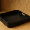Luxury Black Bar Tray with Decanter & Cocktail Set | Home Bar Décor